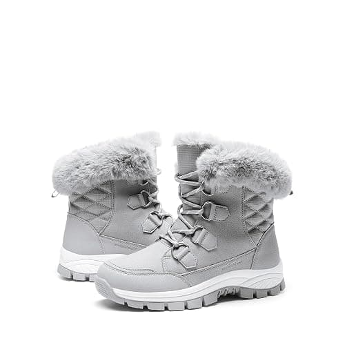 DREAM PAIRS Waterproof Snow Boots for Women, Faux Fur Cozy Warm Insulated Winter Boots Lace Up Mid-Calf Outdoor Shoes for Walking Hiking Hespera thumbnail 7