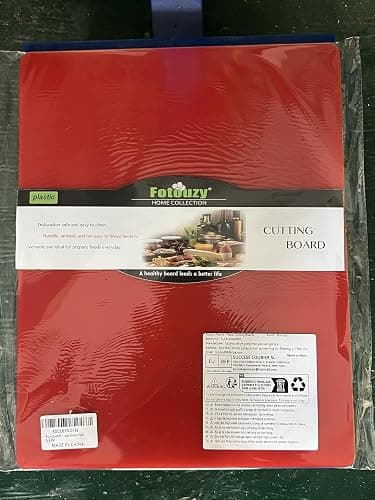 Cutting Board Mats Flexible Plastic Colored Mats with Food Icons, Fotouzy BPA-Free, Non-Porous, Anti-skid back and Dishwasher Safe, Set of 7 Rainbow - 7 Pieces thumbnail 8