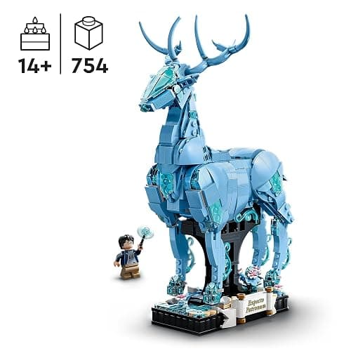 LEGO Harry Potter Expecto Patronum Set 2 in 1 con Figure Animali del Cervo e del Lupo, Accessorio per Decorazione Camera da Letto, Idee Regali Magici per Adolescenti, Uomo, Donna, Lui o Lei 76414 thumbnail 2