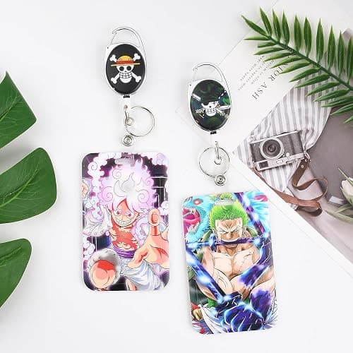 Pounchi Fight Anime Retractable Badge Reels (2 Pack) with Cool Name Tag Badge Holder (2 Pack) Cartoon ID Badge Holders Nursing Badge Reel Badge Clip Gifts for Teens Kids thumbnail 2