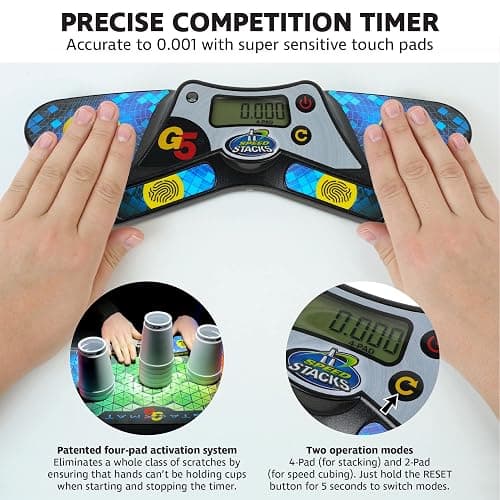 Speed Stacks G5 Timer | Official Sport Stacking and Cubing Association Timer | Accuracy to 0.001 Seconds, Batteries Included thumbnail 4