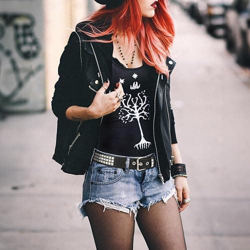 YA BELT Studded Belt for Women and Men Goth Metal Punk Belt Scene Style Cool Belts for Jeans thumbnail 5