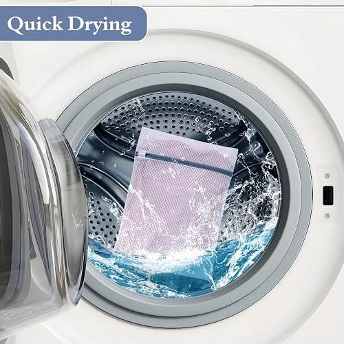 Durable Mesh Laundry Bags 5-Pack (12x16 Inch) Delicates Protector for Lingerie & Baby Clothes thumbnail 6