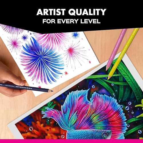 Prismacolor Premier Colored Pencils, Soft Core, Assorted Colors, 72 Count - Durable, Vibrant, Ultra-Smooth, Adult Coloring, Drawing, Sketching, Arts & Crafts thumbnail 10