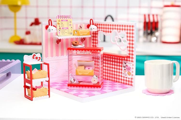 MGA's Miniverse Make It Mini Spaces Hello Kitty, Building Set, Customize, DIY Crafts, Rooms, Hobby, Collectors, Display, Gifts, 8+ thumbnail 2