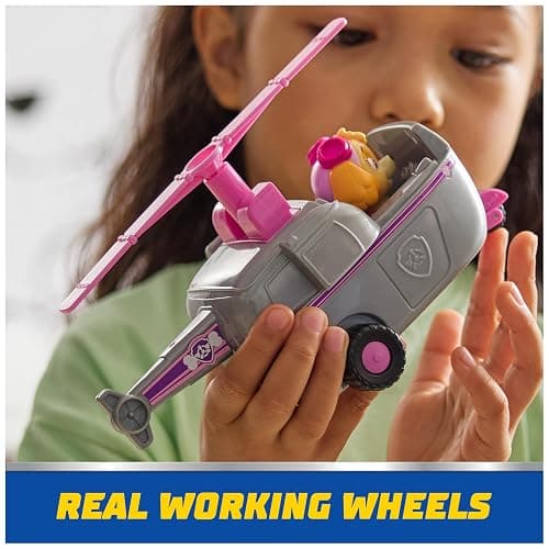 Paw Patrol, Skye’s Helicopter, Toy Vehicle with Collectible Action Figure, Sustainably Minded Kids Toys for Boys & Girls Ages 3 and Up thumbnail 9