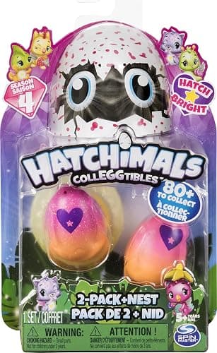 Hatchimals Colleggtibles Season 4 Hatch Bright Mystery 2-Pack with Nest - Image 1