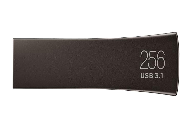 SAMSUNG BAR Plus 256GB - 400MB/s USB 3.1 Flash Drive Titan Gray (MUF-256BE4/AM) thumbnail 3