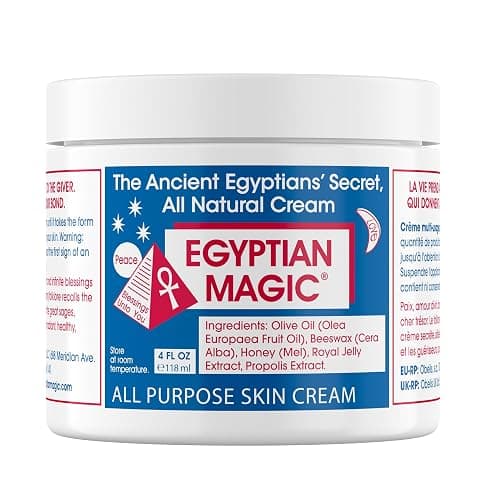Egyptian Magic - All Purpose Face, Body, and Dry Skin Moisturizing Cream, Skin Protectant for Women & Men, Eczema Care Healing Balm, Scar Treatment, Stretch Marks, and Tattoo Aftercare, 4oz Jar - Image 1
