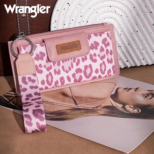 X Wrangler Wallet for Women Ladies Female Card Cases & Money Organizers Wristlet with Wallet Large Clutch with Coin Purse Smooth Zipper and Rfid Lining thumbnail 2