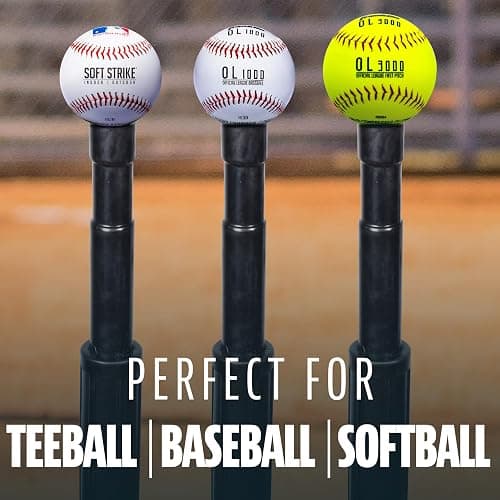 Franklin Sports Baseball Batting Tee - Hitting Tee for Baseball, Tee Ball and Softball Batting Practice - Adjustable Tee Stand - Heavy Duty Batting Tee thumbnail 3