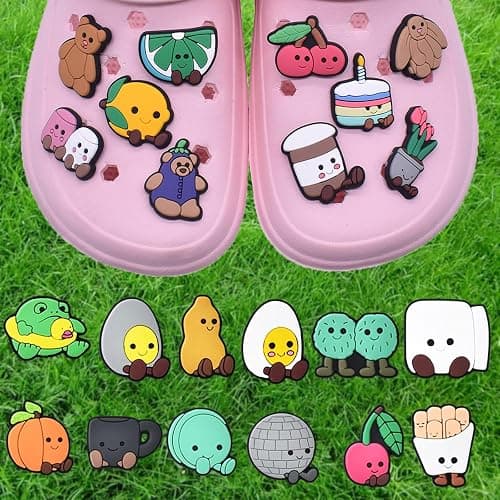 BFSYRR Croc Charms,Shoe Charms,32 Pcs Cute Animal Charms,Lightweight Shoe Accessories for Kids Adults Teens,Clogs Decorations for Parties Holidays Daily thumbnail 4