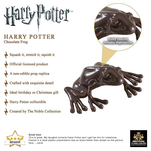 The Noble Collection Harry Potter Non Edible Chocolate Frog Prop Replica thumbnail 5