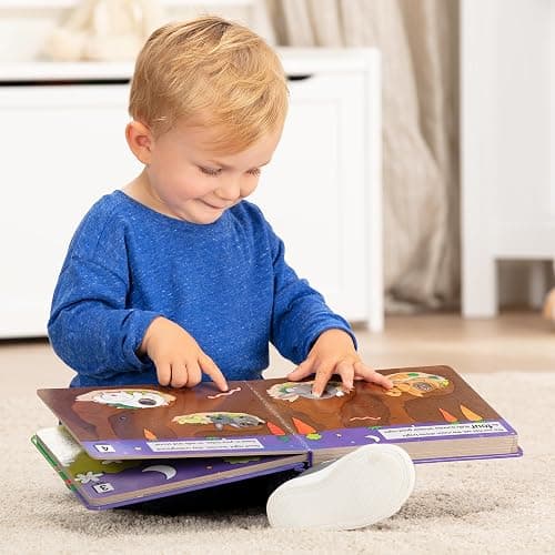 Melissa & Doug Children's Book - Poke-a-Dot: Goodnight, Animals (Board Book with Buttons to Pop) - FSC Certified thumbnail 2