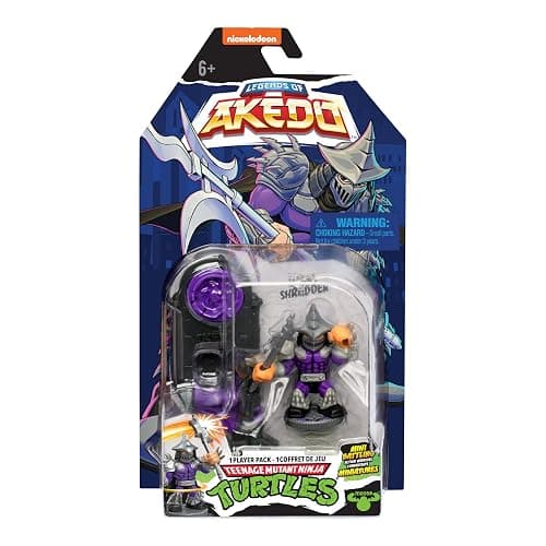 Full Set of 8 Unique Characters - Legends of Akedo Teenage Mutant Ninja Turtles, Mini Battling Warriors TMNT Figure with Samurai Deco Ready to Battle, with Unique Weapons, Ready, Fight, Split Strike thumbnail 6