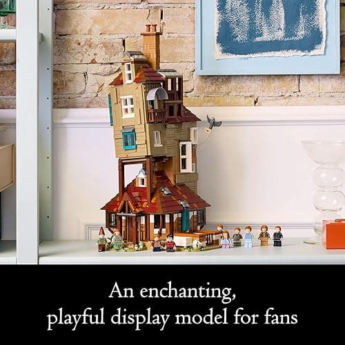 LEGO Harry Potter The Burrow Building Sets for Adults - Collectible Harry Potter Weasley House Kits with 10 Minifigures - Gifts for Men and Women, Fans - 76437 thumbnail 6