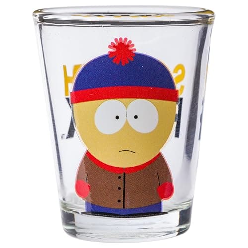 Silver Buffalo South Park Featuring Stan, Kenny, Cartman, and Kyle 4 Pack Mini Glasses, 1.5 Ounces thumbnail 7