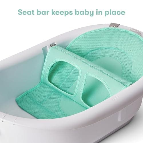 Frida Baby 4-in-1 Grow-with-Me Baby Bathtub, Baby Tub for Newborns to Toddler with Removable Bath Seat & Backrest for Bath Support in Tub thumbnail 3