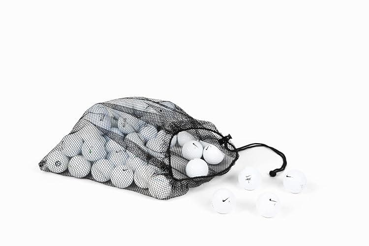 Clean Green Golf Balls Recycled & Used for Nike Golf Ball Mix - Good Condition Graded Ball - Includes GolfBalls and Mesh Carrying Bag - 48 thumbnail 6