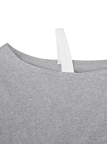Ecolala Girls Off The Shoulder Sweatshirt Asymmetrical Long Sleeve Cute Crop Tops thumbnail 3
