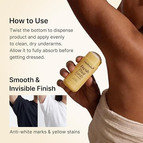 medicube Kojic Acid & Turmeric Aluminum-Free Deodorant | Vanilla & Pistachio Perfumed Stick, All-Day Odor Protection for Women & Men | Underarm Brightening Care | Korean Skincare, 2.92 oz. thumbnail 5