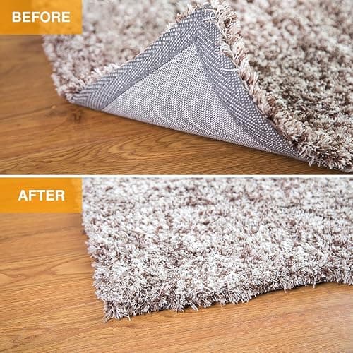 Home Techpro Vacuum Tech Rug Pad Gripper for Hardwood Floors No Damage, New Materials to Non Slip Rug Pads, Under Rug Carpet Tape : Keep Your Rug in Place & Make Corner Flat thumbnail 4