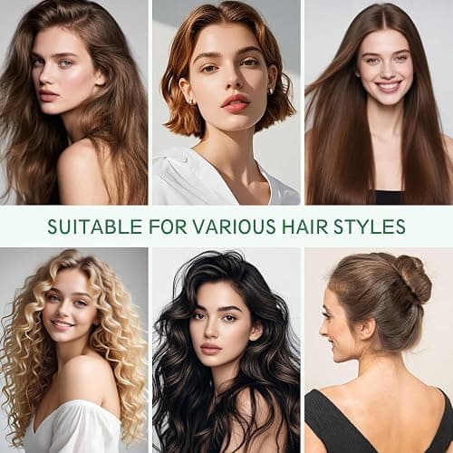 Slick Back Hair Brush, Professional Edge Control Brush, Middle Softness Boar Bristle Wooden Handle Hairbrush Smoothing Frizz & Flyaways, Natural Wood Comb for Thin and Fine Hair (Green) thumbnail 6