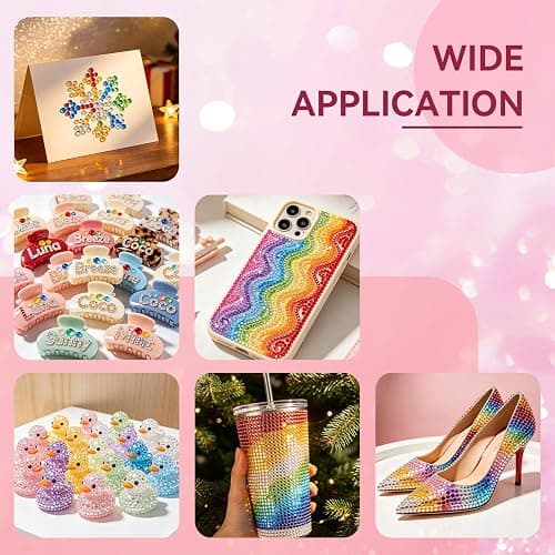 Bedazzling Kit 40 Colors 3mm Rhinestones Gems 32000pcs Nail Gems | bedazzling kit with glue and pen thumbnail 5