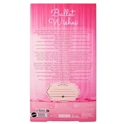 Barbie Signature Ballet Wishes Blonde Hair Doll with Pink Tutu | Collectible Fashion Doll in Satiny, with Pink Tutu and Giftable Packaging thumbnail 7