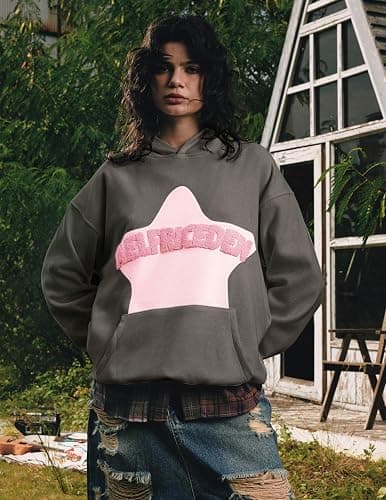 Aelfric Eden Graphic Hoodies for Men Y2K Printed Hoodie Sweatshirt Casual Oversized Long Sleeve Vintage Streetwear Pullover thumbnail 2
