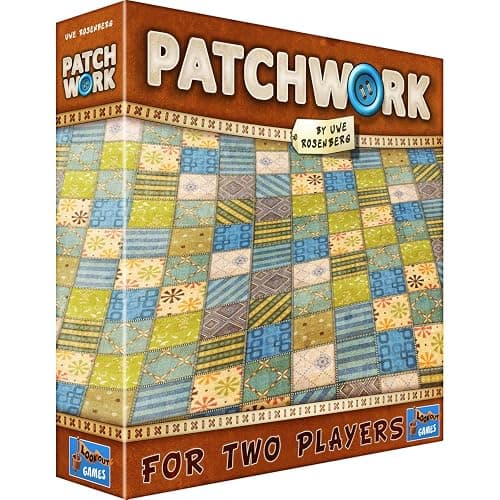 Patchwork Board Game - A Two-Player Quilting Strategy Game by Uwe Rosenberg! Interactive Puzzle Game for Kids & Adults, Ages 8+, 2 Players, 30 Minute Playtime, Made by Lookout Games - Image 1