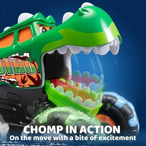 JOYIN 3 Pack Monster Truck Toy - Motion Activated Light Up Cars for Toddlers - Monster Glow Rover LED Wheels - Baby Boy Toys - Press and Go Trucks for Kids Boy Birthday Gifts Easter Basket Stuffers thumbnail 4
