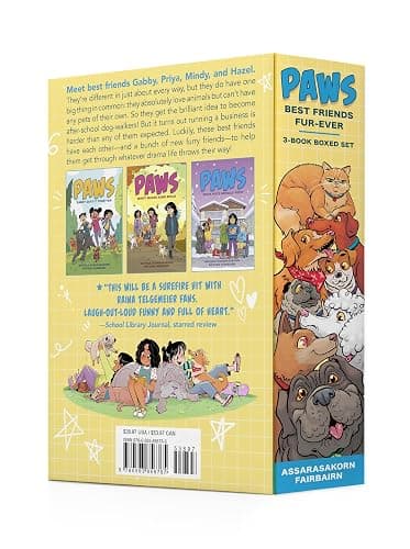 PAWS: Best Friends Fur-Ever Boxed Set (Books 1-3): Gabby Gets It Together, Mindy Makes Some Space, Priya Puts Herself First (A Graphic Novel Boxed Set) thumbnail 3