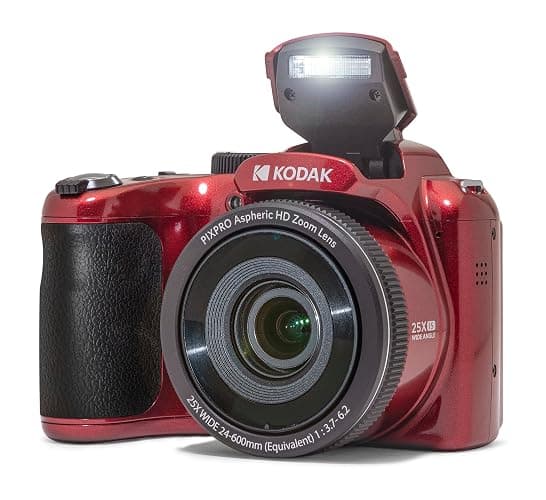 KODAK PIXPRO AZ255-RD 16MP Digital Camera 25X Optical Zoom 24mm Wide Angle Lens Optical Image Stabilization 1080P Full HD Video 3" LCD Vlogging Camera (Red) thumbnail 7