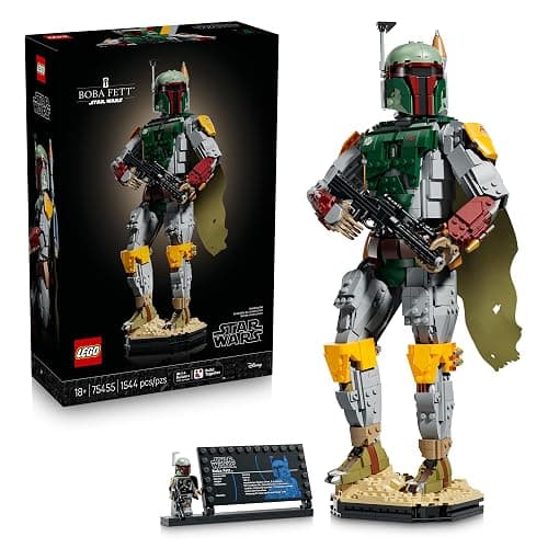 LEGO Star Wars Boba Fett 75455 | Collectible Building Sets for Adults, Ages 18+, Movie Display for Bedroom or Book Shelf, 1,544 pieces, Gift for Fans - Image 1