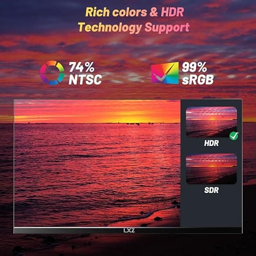24.5 Inch Gaming Monitor 200Hz, FHD 1080p, 1ms, DP/HDMI, Eye Care, Wall Mount Compatible thumbnail 3