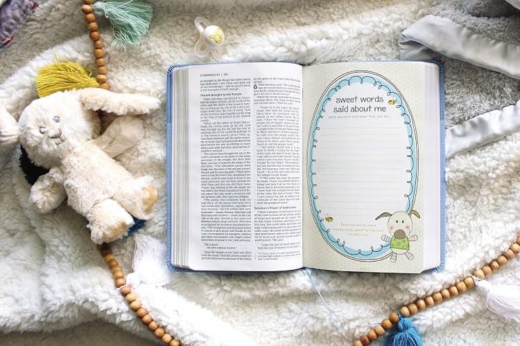 NIV, Baby Gift Bible, Holy Bible, Leathersoft, Pink, Red Letter, Comfort Print: Keepsake Edition thumbnail 5