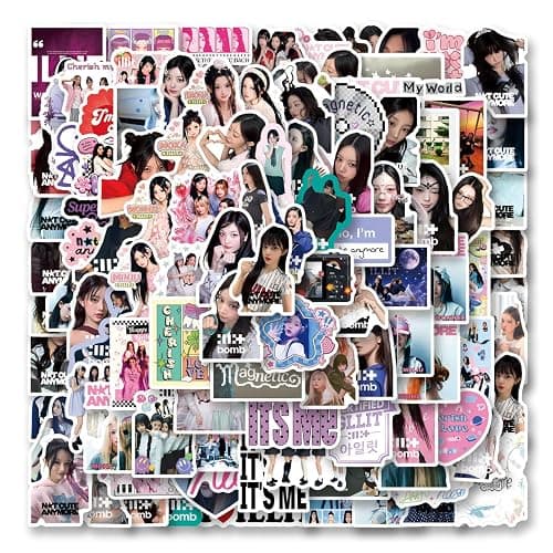 120Pcs ILLIT Stickers Funny ILLIT Photosticker Merch Waterproof Vinyl for Scrapbook Journaling Water Bottle Laptop Luggage - Image 1