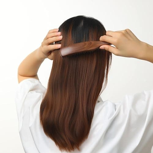 PERFEHAIR Slick Back Hair Brush for Women, Men | Natural Curved Boar Bristle Smoothing Shine Brush for Thin & Fine Hair & Beard | Achieve Sleek, Polished Styles & Tame Flyaways thumbnail 5