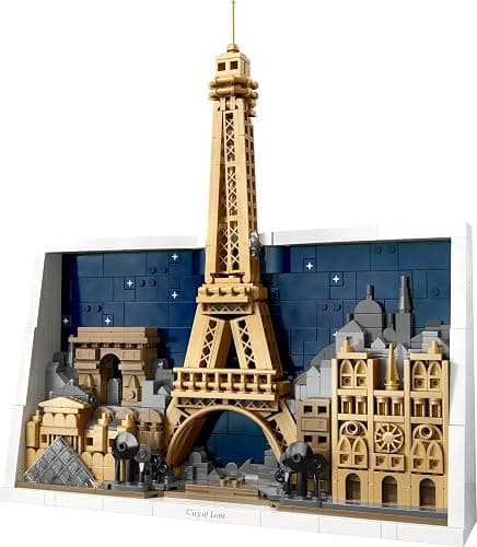 LEGO Architecture Parigi – La Città dell’Amore - Modellino da Costruire per Adulti Fai da Te - Decorazione per Casa o da Parete 3D con Paesaggio Parigino tra cui la Torre Eiffel - Idea Regalo - 21064 thumbnail 7