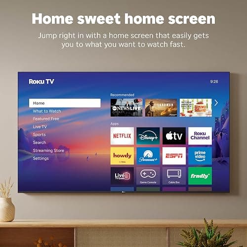 Roku Smart TV 2026 – 65-Inch Select Series, 4K QLED TV – Roku TV with Voice Remote – Flat Screen QLED Television with Wi-Fi for Streaming Live Local News, Sports, & Movies – Bluetooth Headphone Mode thumbnail 7