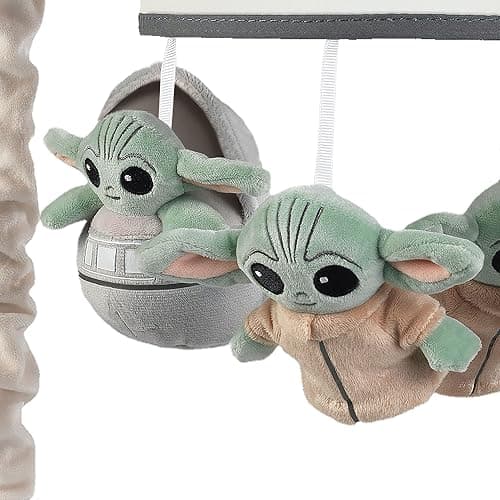 Lambs & Ivy Star Wars The Child/Baby Yoda Musical Baby Crib Mobile Soother Toy thumbnail 2
