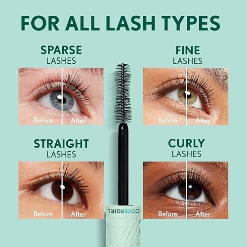 Covergirl Lash Blast Cleantopia Mascara, Volumizing, Smudge-Proof, Vegan Formula, Extreme Black 800, 1 Count thumbnail 5