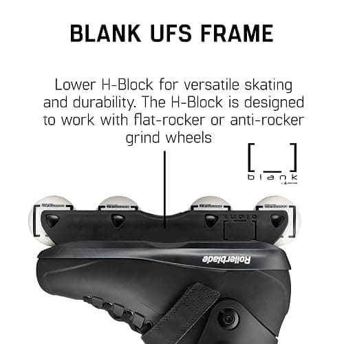 Rollerblade Blank Unisex Adult Fitness Inline Skate thumbnail 4
