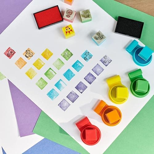 Learning Resources Numberblocks Stampoline Park Stamp Set Ages 3+ | Create And Learn With Favourite Characters, Stamp Activities Build Fine Motor Skills And Creativity thumbnail 8