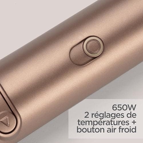 BaByliss Brosse soufflante rotative Big Hair Dual - Technologie ionique anti-frisottis, Brosse de 50 mm et 40 mm, 2 sens de rotation, 2 réglages de température + Bouton air froid, Noir, AS952E thumbnail 7