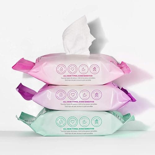 Almay Makeup Remover Cleansing Towelettes, Biodegradable Micellar Water Wipes for Sensitive Skin, Hypoallergenic, Cruelty- & Fragrance-Free, 25 Count thumbnail 4