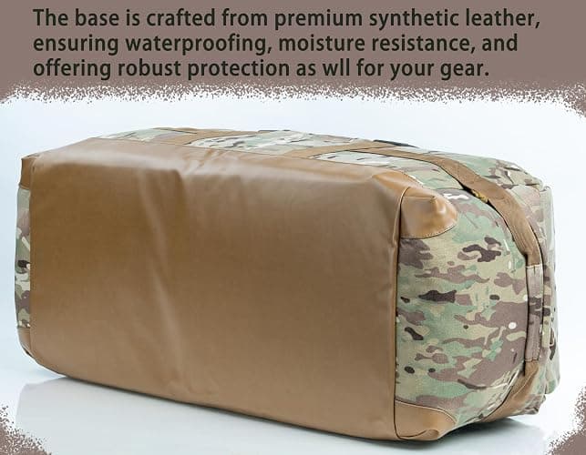Backferry Large Military Duffle Bag Backpack Tactical Field Gear Equipment Duffel Bag Army Deployment Bag 85L thumbnail 4