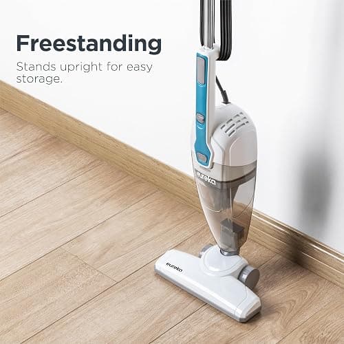 Eureka Corded Stick Vacuum Cleaner for Home Pet Hair, Lightweight Stick Vacuum Cleaner with Powerful Suction for Carpet Tile and Hard Floor, Aqua Blue, 3-in-1 Handheld Vac NES100 thumbnail 6