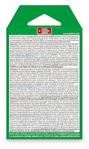 FUJIFILM Instax Mini Instant Film Twin Pack (White), 20 Photos thumbnail 3